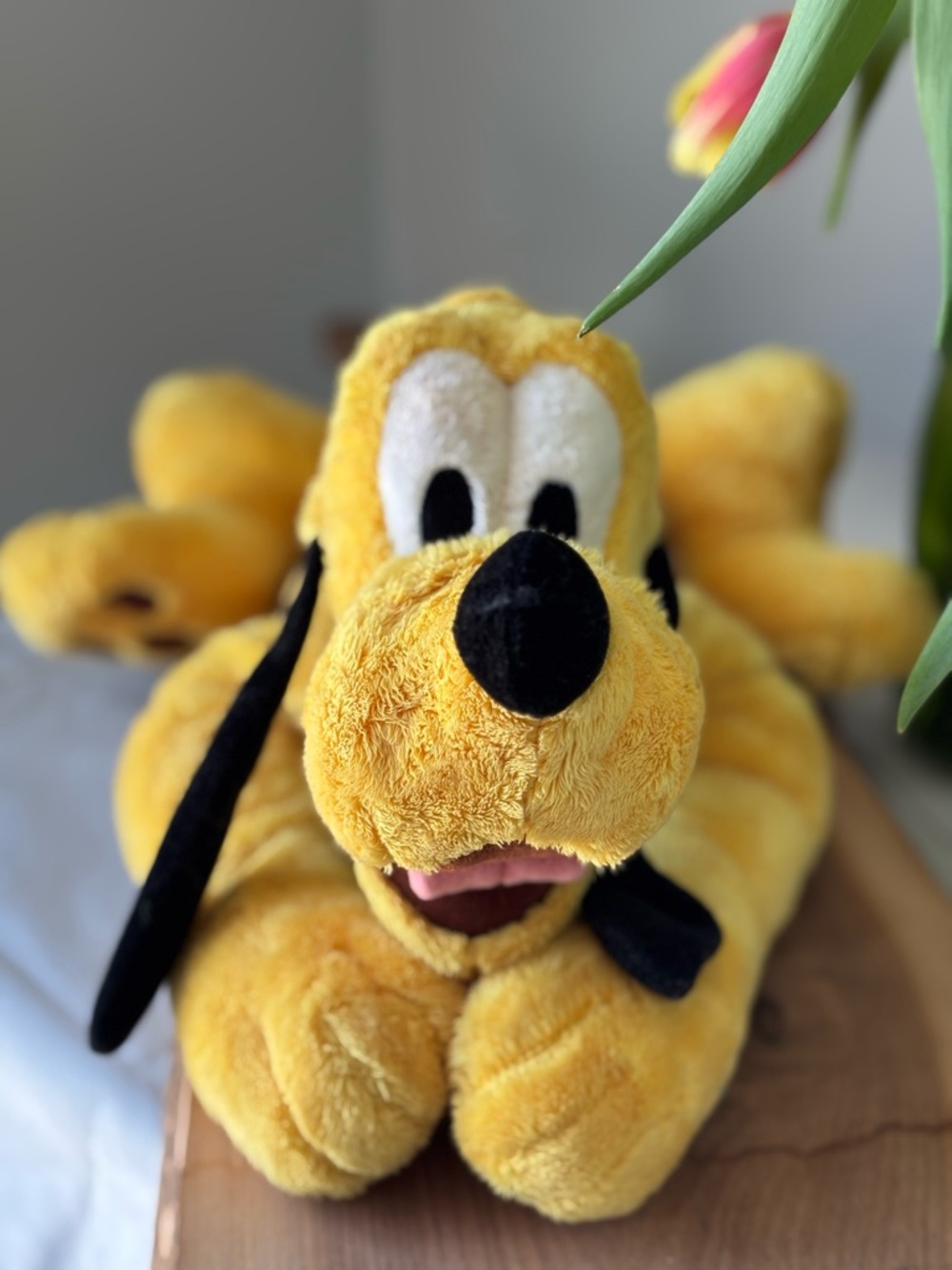 Disney Yellow Pluto Plush Dog 16”